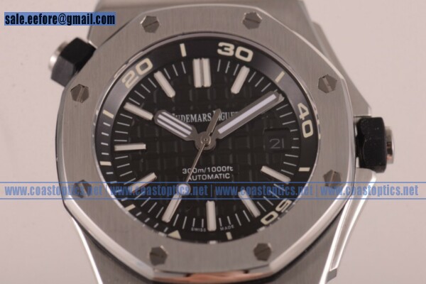 Perfect Replica Audemars Piguet Royal Oak Offshore Diver Watch Steel 15703st.oo.a002ca.01B (EF)